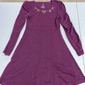 Girl’s purple dress sz L (10-12)